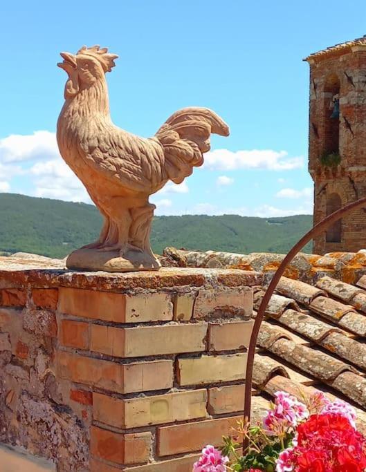 La Casa Del Gallo Radicondoli Buitenkant foto