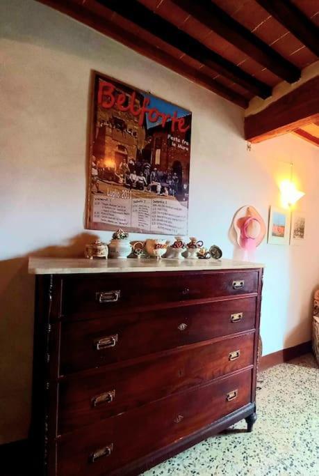 La Casa Del Gallo Radicondoli Buitenkant foto