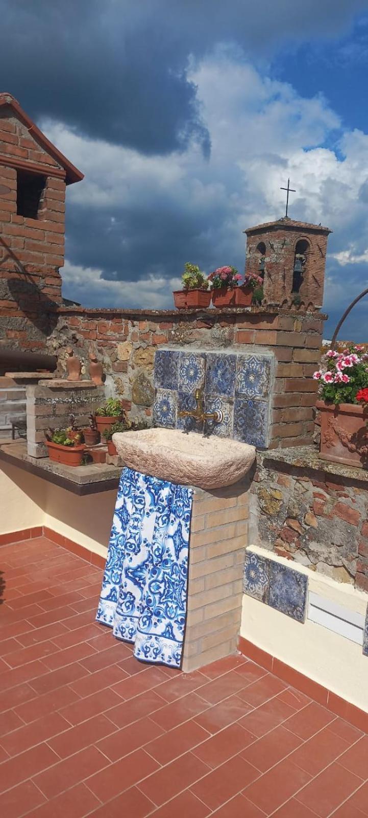 La Casa Del Gallo Radicondoli Buitenkant foto